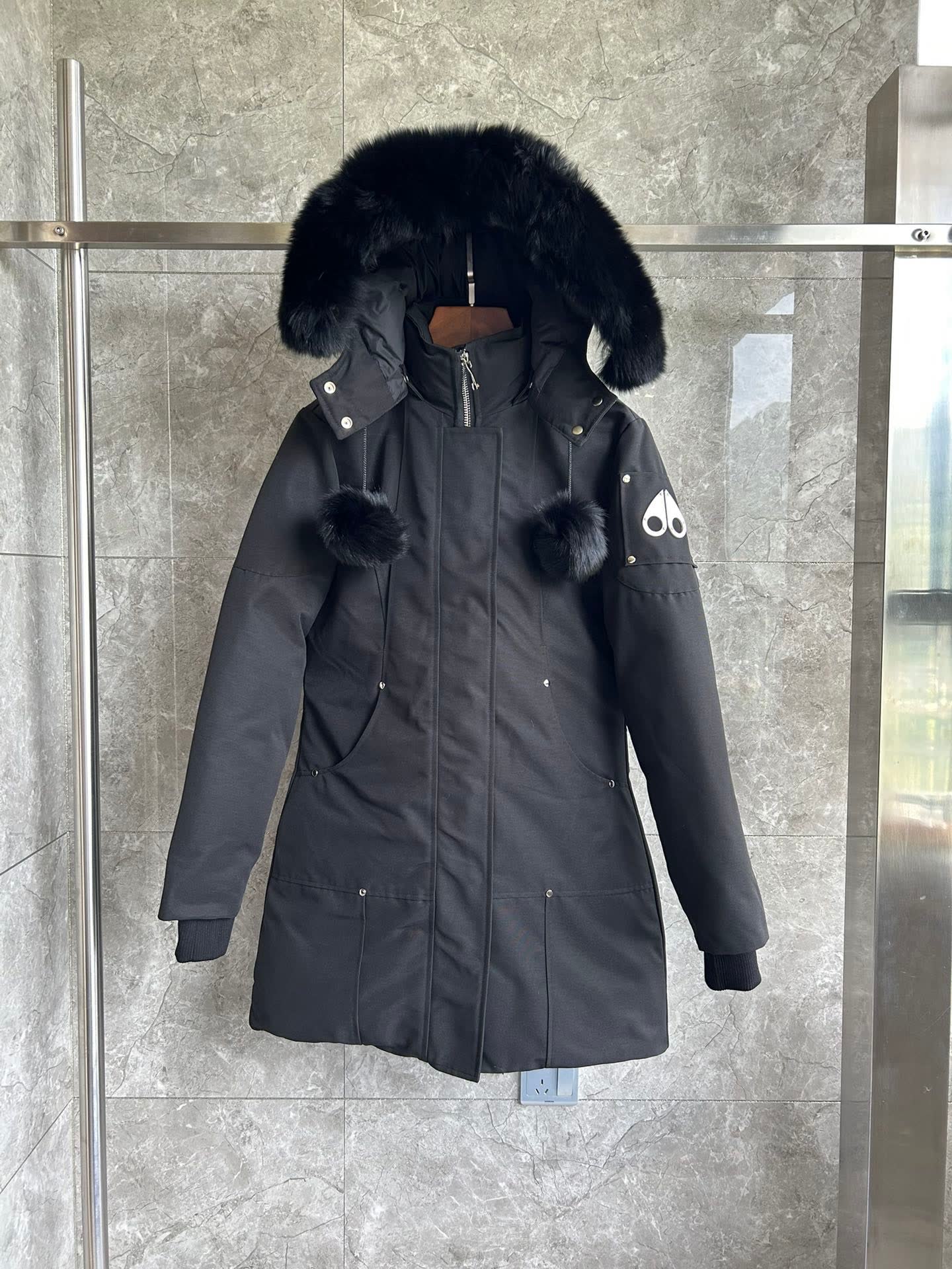 Moose Knuckles Hooded Long Down Parka Moose Knuckles Hooded Long Down Parka